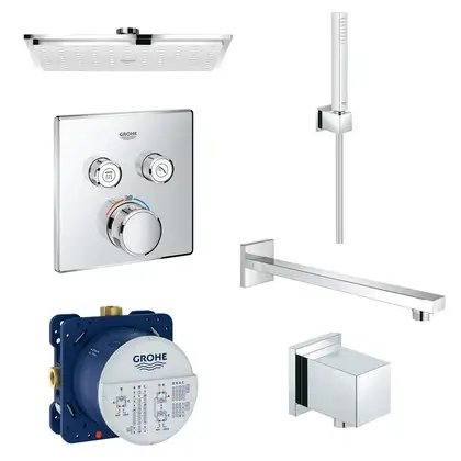 GROHE Grohtherm SmartControl Неперевершена душова система із Rainshower Allure 230 (34506SC0)