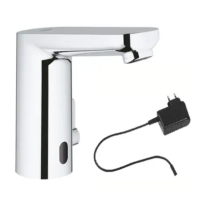 Grohe Змішувач для умивальника Eurosmart Cosmopolitan E з адаптером 100-230V, хром (36325001) Grohe Змішувач для умивальника Eurosmart Cosmopolitan E з адаптером 100-230V, хром (36325001)