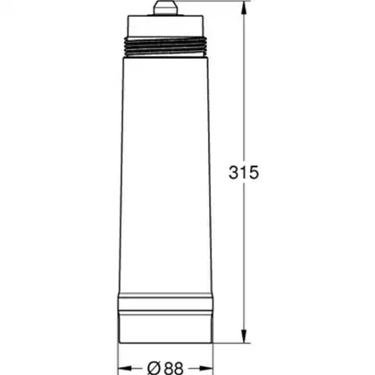 Фільтр M-Size Grohe Blue Accessories (40430001) Фільтр M-Size Grohe Blue Accessories (40430001)