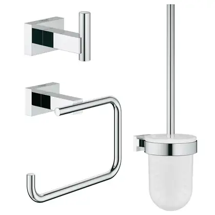 Набір аксесуарів 3 в 1 Grohe Essentials Cube New (40757001)
