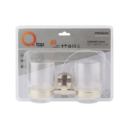 Стакан двойной Qtap Liberty ORO 1155 (QTLIBORO1155) Стакан двойной Qtap Liberty ORO 1155 (QTLIBORO1155)