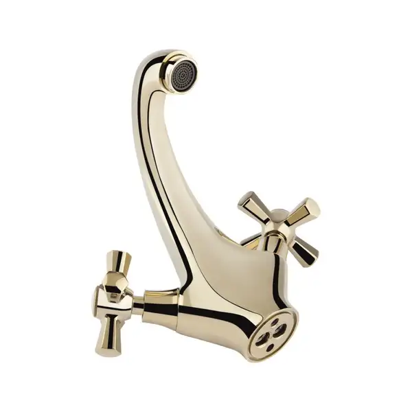 Смеситель для раковины Qtap Liberty ORO 161 (QTLIBORO161) Смеситель для раковины Qtap Liberty ORO 161 (QTLIBORO161)