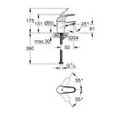 Комплект змішувачів для ванної кімнати Grohe Euroeco N (124428)