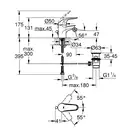 GROHE Одноважільний змішувач для біде Euroeco S-Size (23263000)