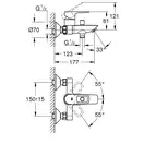 Grohe BauLoop New Змішувач для ванни, хром (23603001)