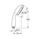 Ручний душ Grohe Tempesta 100, хром (27597001)