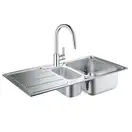Набор Grohe мойка кухонная K500 31572SD0 + смеситель Eurostyle Cosmopolitan 31482003 (31572SD031482003)