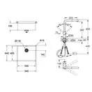 Набор Grohe мойка кухонная K700 31574AL0 + смеситель Minta 32168000 (31574AL032168000)