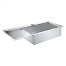 Grohe K1000 Кухонна мийка з крилом, нержавійка (31582SD0)