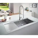 Grohe K1000 Кухонна мийка з крилом, нержавійка (31582SD0)