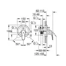 Grohe Euroeco New Змішувач для ванни, хром (32747000)