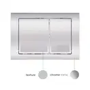 Qtap Nest Панель смыва для унитаза, хром (QT0111M06028CRM)