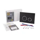 Qtap Nest Клавиша смыва, матовый черный (QT0111M11V1146MB)