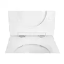 Унитаз подвесной Qtap Linnet безободковый с сиденьем Slim Soft-close QT0331106W