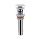 Раковина для підлоги Qtap Crow з донним клапаном QT0511G315W