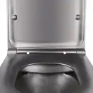 Унитаз подвесной Qtap Robin New безободковый с сиденьем Soft-close QT1333046ENRMB