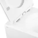 Унитаз подвесной Qtap Robin безободковый с сиденьем Soft-close QT1333046ERW