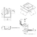 Кухонная мойка Qtap CS 5046 Grey (QT5046GRE471)