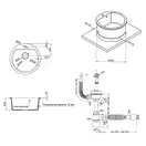 Кухонная мойка Qtap CS D510 White (QTD510WHI650)
