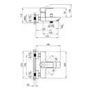 Смеситель для ванны Qtap Lipno 3023101DG (QTNH3023101DG)