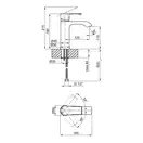 Смеситель для раковины Qtap Zelnava 1050101G (QTZELN1050101G)