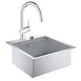 Набор Grohe мойка кухонная K800 31583SD0 + смеситель Minta 32918000 (31583SD032918000)