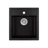 Кухонная мойка Qtap CS 5046 Black (QT5046BLA404)
