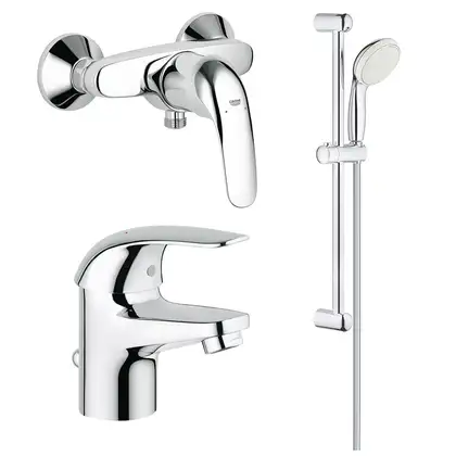 GROHE Набор смесителей для душа 3 в 1 Euroeco (123232S) GROHE Набор смесителей для душа 3 в 1 Euroeco (123232S)