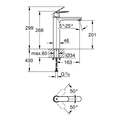 Grohe Eurosmart Cosmopolitan Смеситель для раковины, хром (23921000) Grohe Eurosmart Cosmopolitan Смеситель для раковины, хром (23921000)
