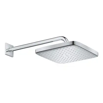 Верхній душ з настінним кронштейном Grohe Tempesta Cube (26687000) Верхній душ з настінним кронштейном Grohe Tempesta Cube (26687000)
