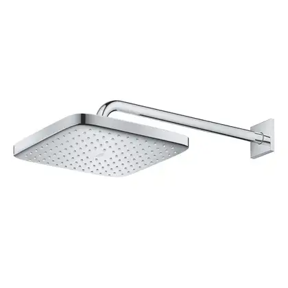 Верхній душ з настінним кронштейном Grohe Tempesta Cube (26687000) Верхній душ з настінним кронштейном Grohe Tempesta Cube (26687000)