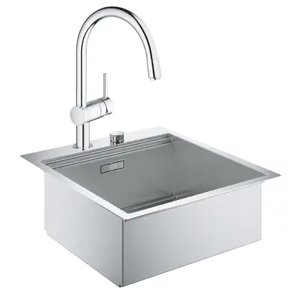 Набор Grohe мойка кухонная K800 31583SD0 + смеситель Minta 32918000 (31583SD032918000) Набор Grohe мойка кухонная K800 31583SD0 + смеситель Minta 32918000 (31583SD032918000)