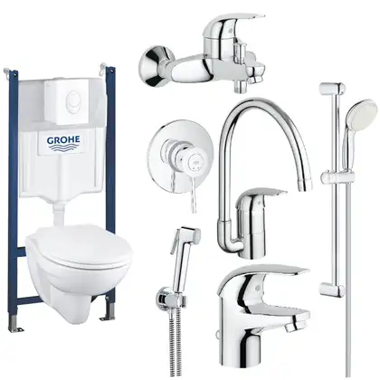 Большой набор для дома Grohe Mega Bundle 39117MB0 Большой набор для дома Grohe Mega Bundle 39117MB0