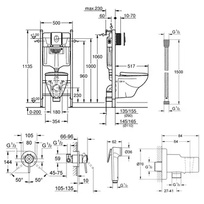 Большой набор для дома Grohe Mega Bundle 39117MB0 Большой набор для дома Grohe Mega Bundle 39117MB0