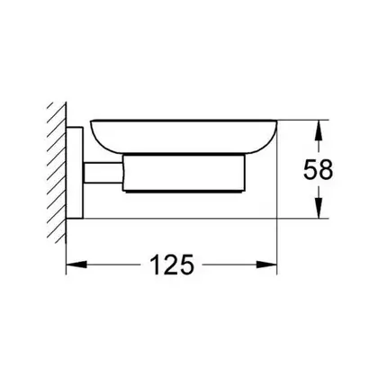 Мильниця Grohe Essentials New (40444001)