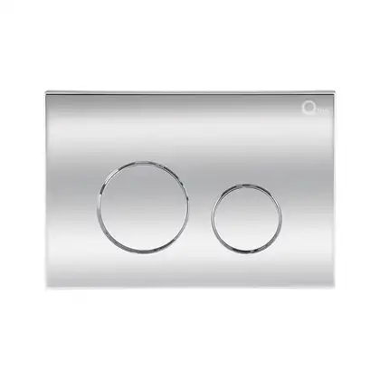 Qtap Nest Панель змиву для унітаза, хром (QT0111M11112CRM) Qtap Nest Панель змиву для унітаза, хром (QT0111M11112CRM)