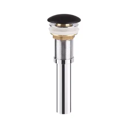 Донный клапан для раковины Qtap F009M 70х70х220 Matt black (QT066F009MMB) Донный клапан для раковины Qtap F009M 70х70х220 Matt black (QT066F009MMB)