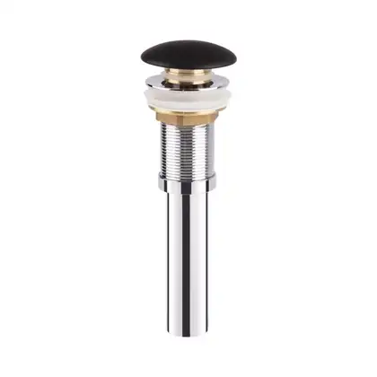 Донный клапан для раковины Qtap F009M 70х70х220 Matt black (QT066F009MMB) Донный клапан для раковины Qtap F009M 70х70х220 Matt black (QT066F009MMB)