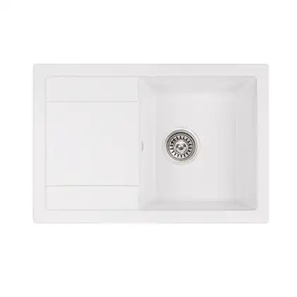 Кухонная мойка Qtap CS 7449 White (QT7449WHI650) Кухонная мойка Qtap CS 7449 White (QT7449WHI650)