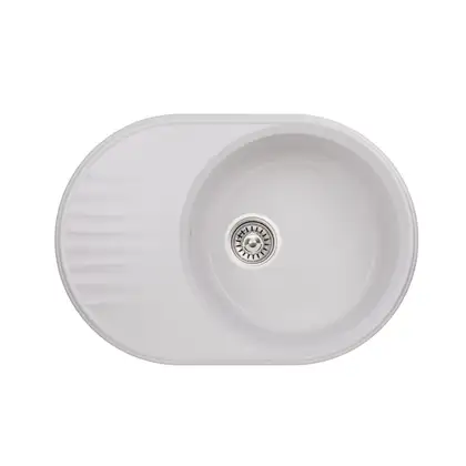 Кухонная мойка Qtap CS 7451 White (QT7451WHI650) Кухонная мойка Qtap CS 7451 White (QT7451WHI650)