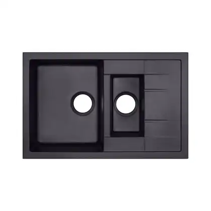 Кухонная мойка с дополнительной чашей Qtap CS 7648 Beton (QT7648BET502) Кухонная мойка с дополнительной чашей Qtap CS 7648 Beton (QT7648BET502)