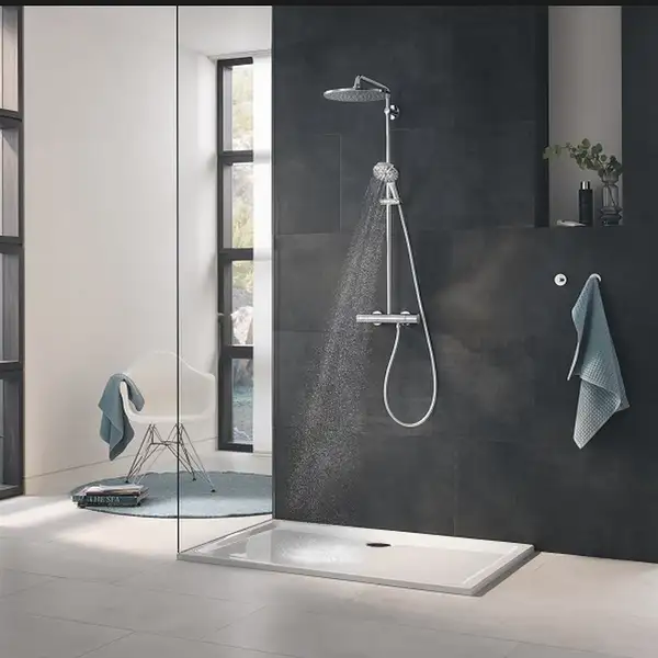 Grohe Rainshower System Душова система з термостатом, хром (26647000)