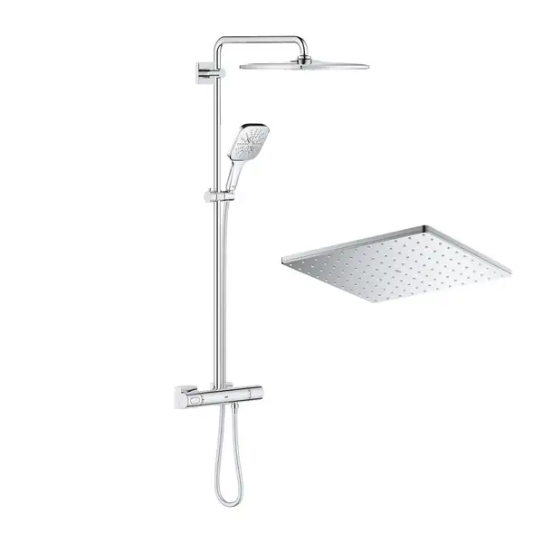 Душова система з термостатом Grohe Rainshower, хром (26649000) Душова система з термостатом Grohe Rainshower, хром (26649000)