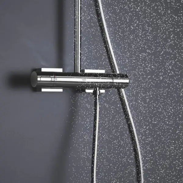 Душова система з термостатом Grohe Rainshower, хром (26649000) Душова система з термостатом Grohe Rainshower, хром (26649000)