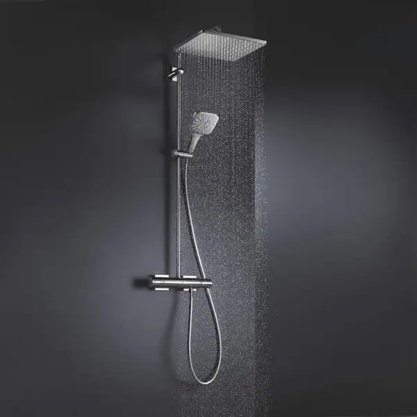 Душова система з термостатом Grohe Rainshower, хром (26649000) Душова система з термостатом Grohe Rainshower, хром (26649000)