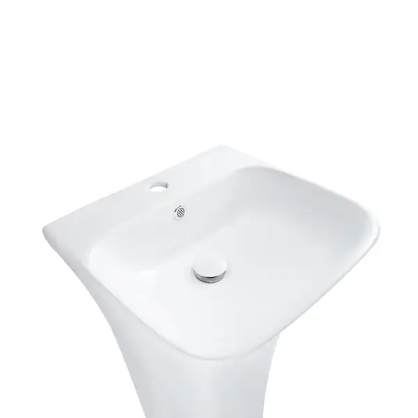 Раковина для підлоги Qtap Crow з донним клапаном QT0511G315W Раковина для підлоги Qtap Crow з донним клапаном QT0511G315W