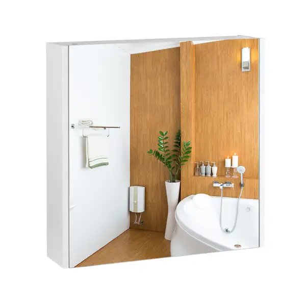 Зеркальный шкаф подвесной Qtap Scorpio 600х600х145 White QT1477ZP601W (QT1477ZP651W) Зеркальный шкаф подвесной Qtap Scorpio 600х600х145 White QT1477ZP601W (QT1477ZP651W)