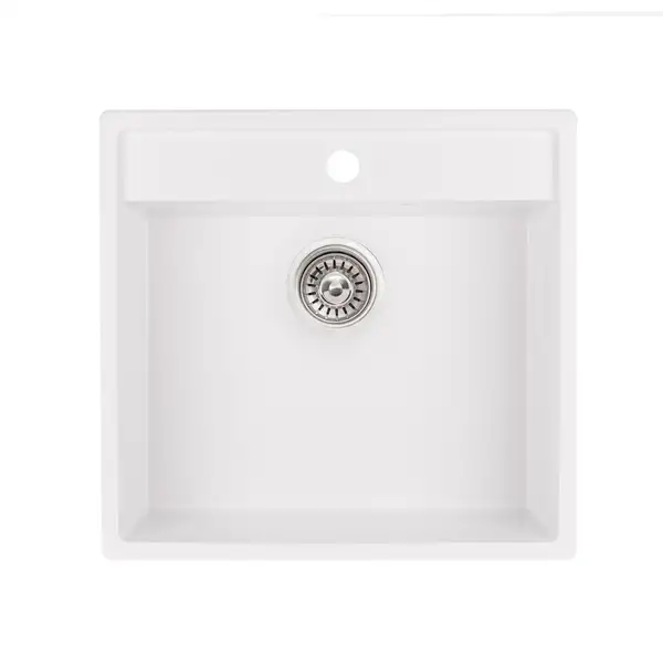 Кухонная мойка Qtap CS 5250 White (QT5250WHI650) Кухонная мойка Qtap CS 5250 White (QT5250WHI650)