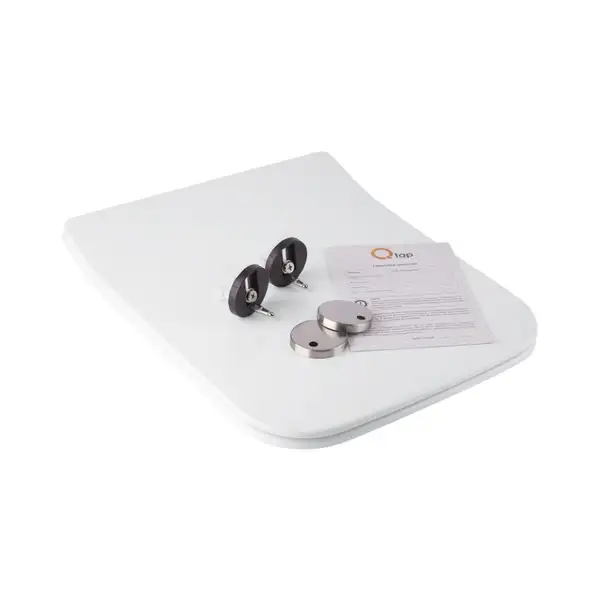 Сиденье для унитаза Qtap (Crow) с микролифтом Slim QT0599SC2170W (QT99SC2170W)