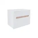 Тумба подвесная Qtap Virgo 600х476х469 White/Whitish oak со столешницей QT1879TPА601WWO